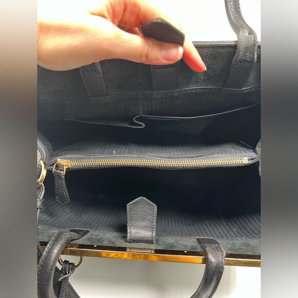 Fendi Black Leather Tote Bag - Picture 15 of 16